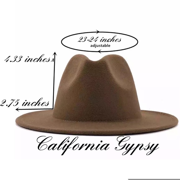 Light Brown Wool Turquoise Rancher Hat - Picture 2 of 3